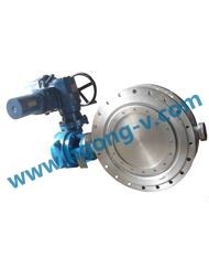 API stainless steel Electric flange butterfly valve