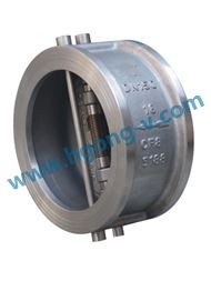 DIN/API stainless steel double disc wafer check valve