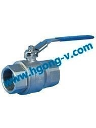 API stainless steel 2pc thread ball valve