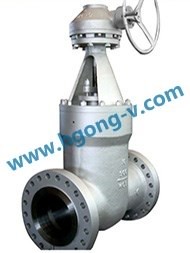 API cast steel high pressure flange industrial gate valve